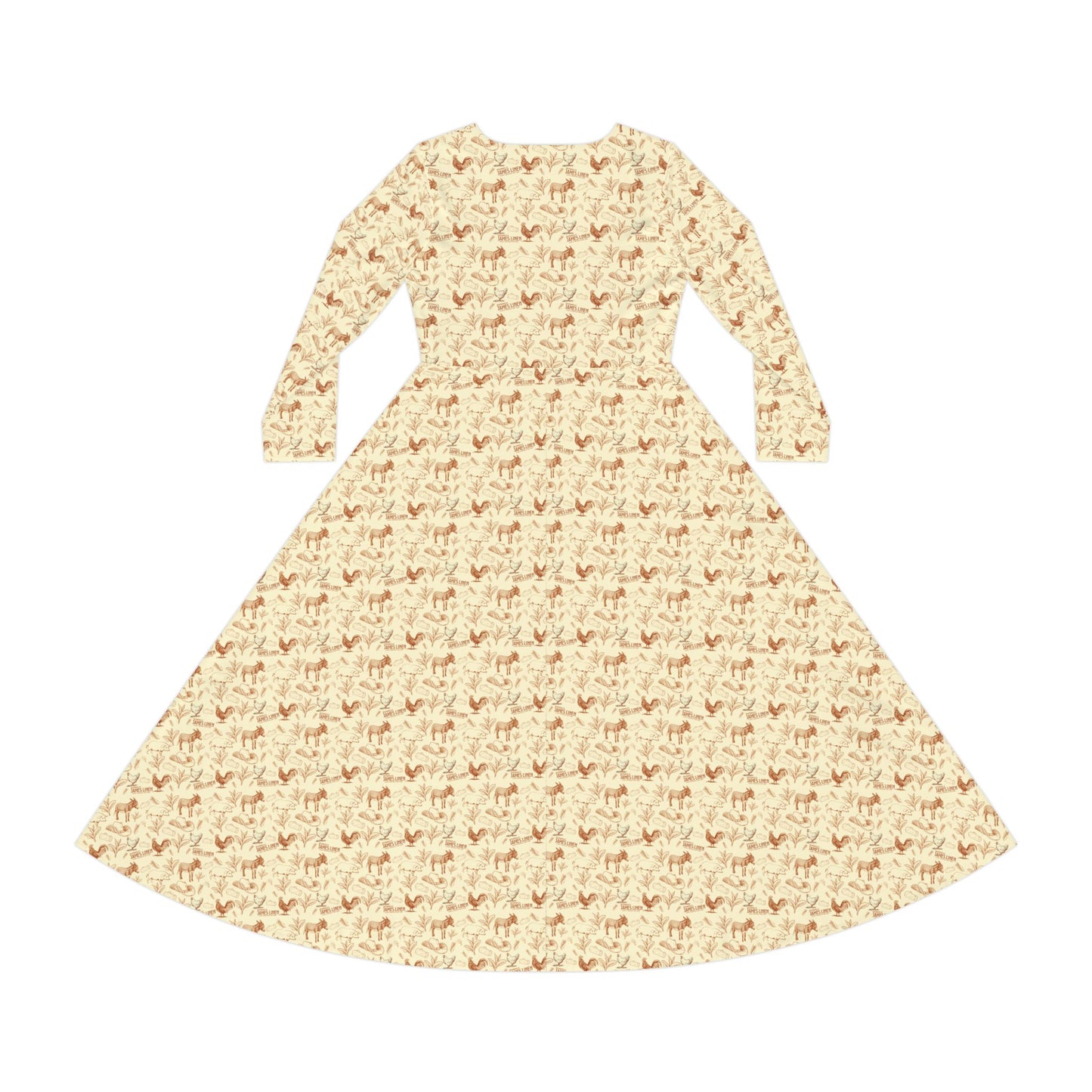 OG Linen Family Custom Print Dance Dress