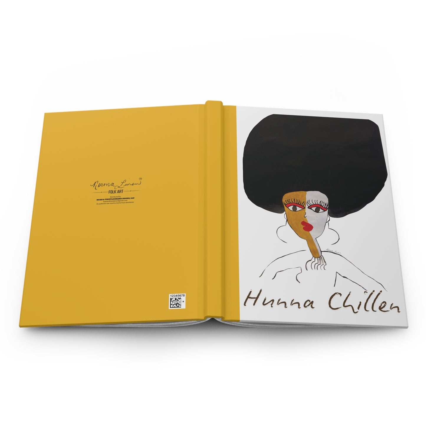 Gullah Folk Art "My Girl" Hardcover Journal