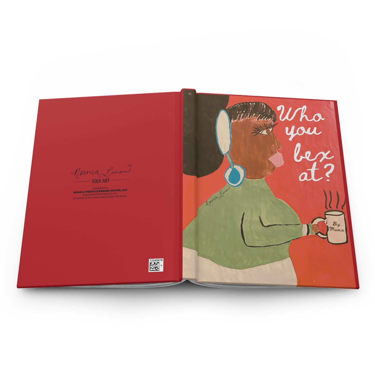 Lowcountry Big Mama Hardcover Journal Matte