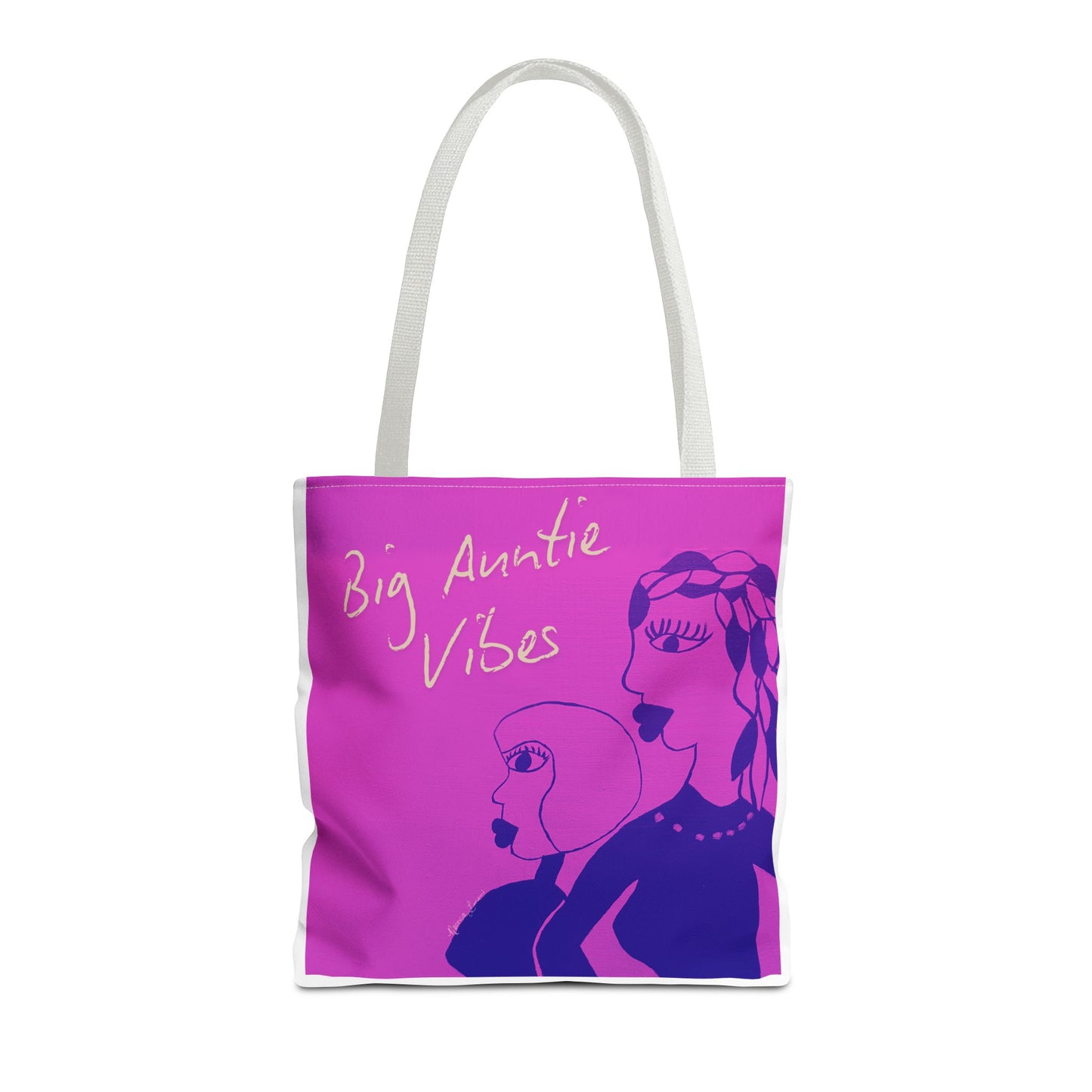 "Cousins" Tote in Thistle Purple