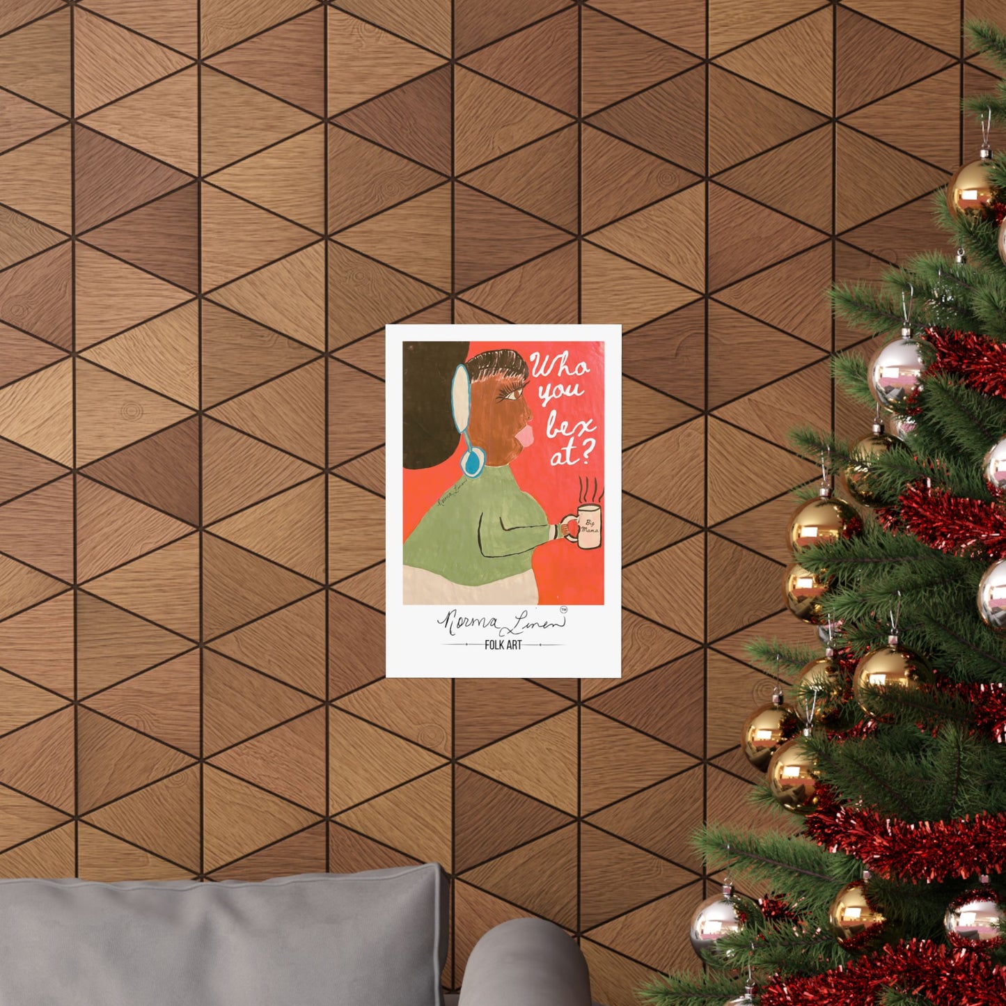 "Big Mama"  Matte Vertical Posters