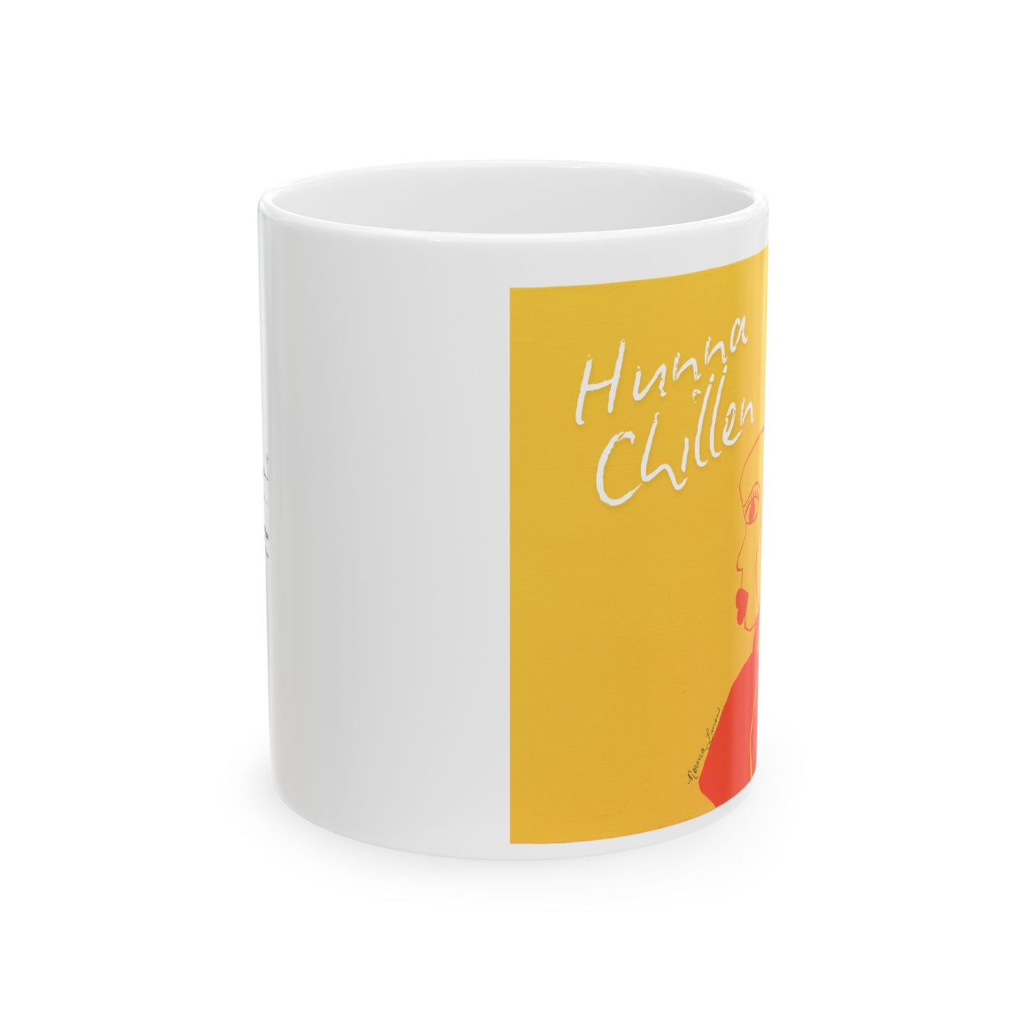 "Cousins" in Citrus Ceramic Mug, (11oz)