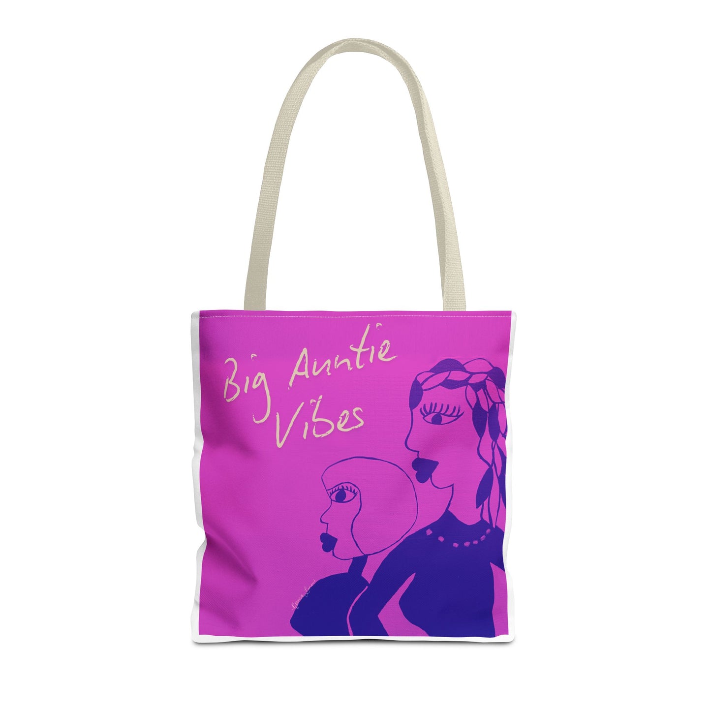 "Cousins" Tote in Thistle Purple