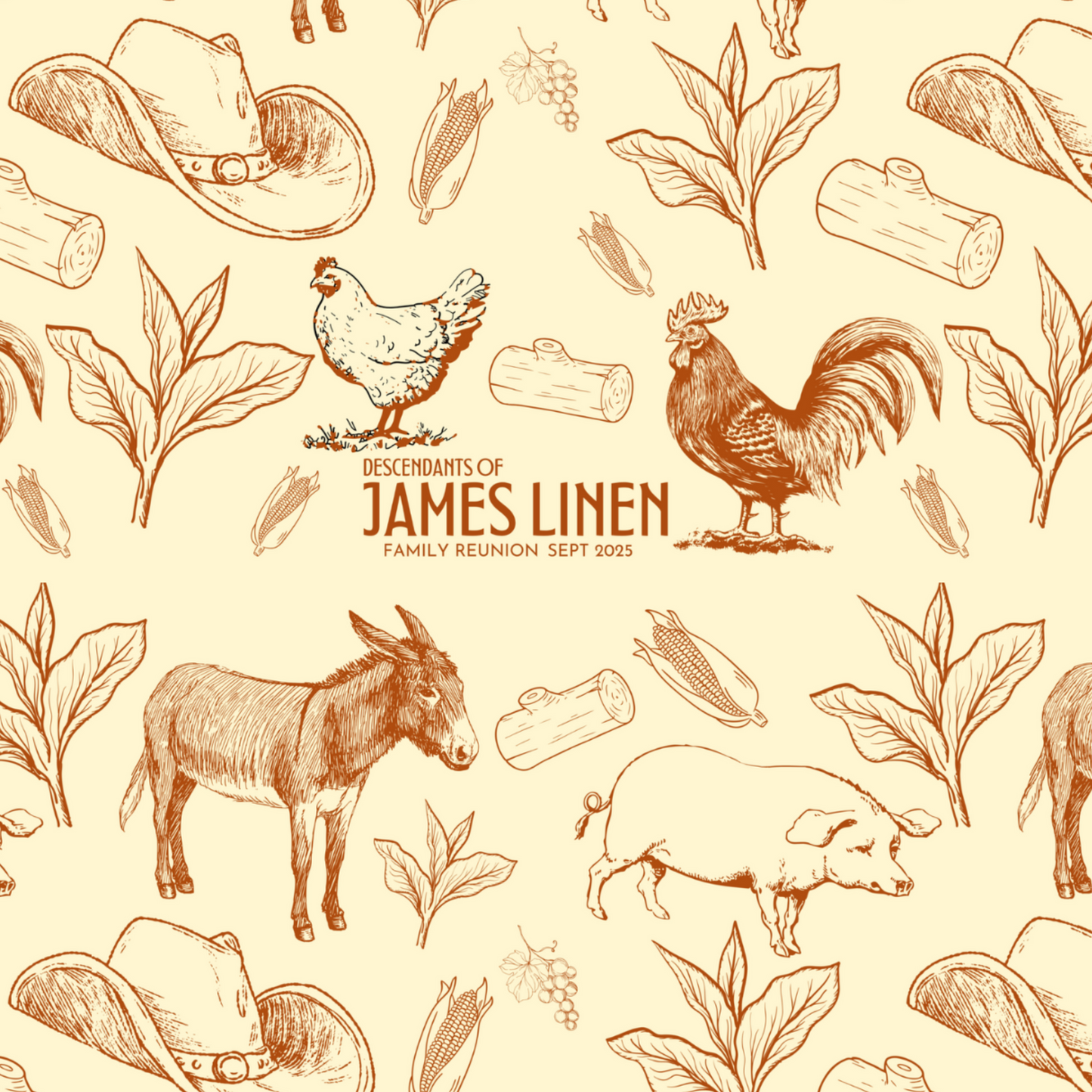 OG Linen Family Custom Print Dance Dress