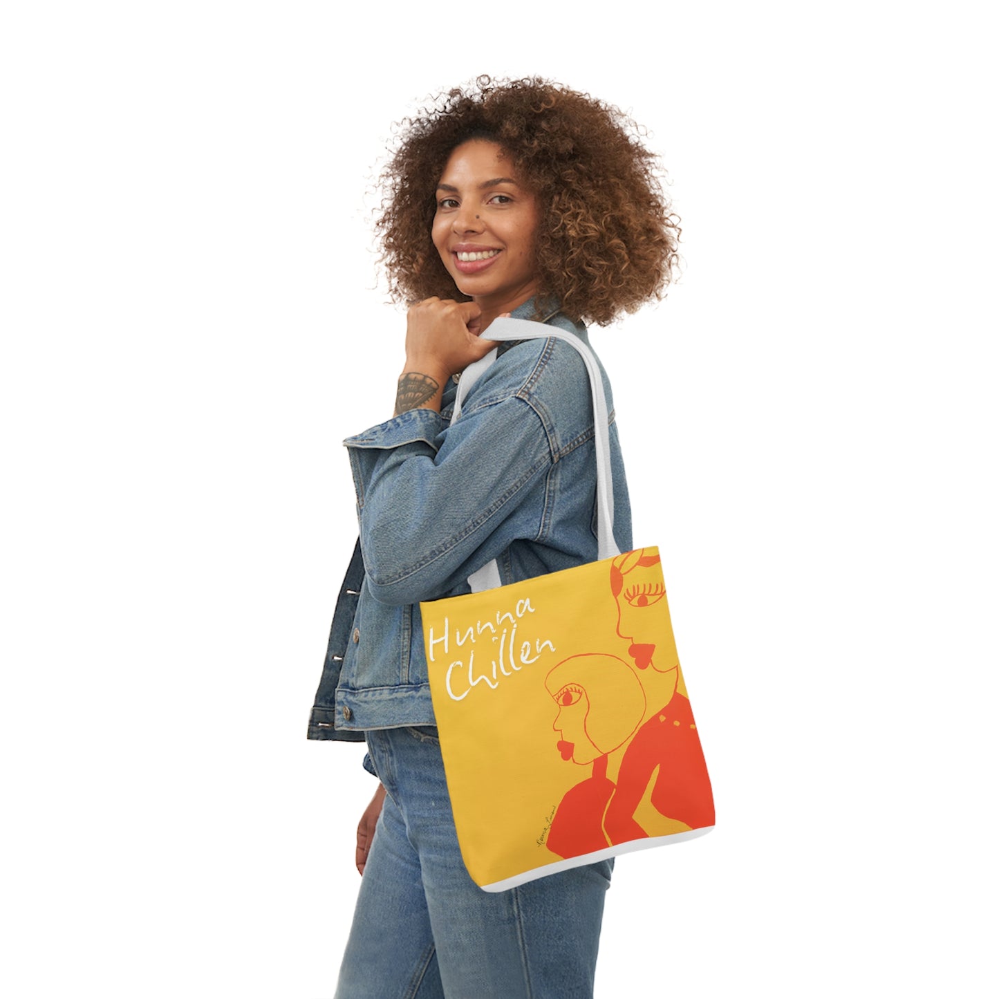 "Cousins" Tote in Citrus